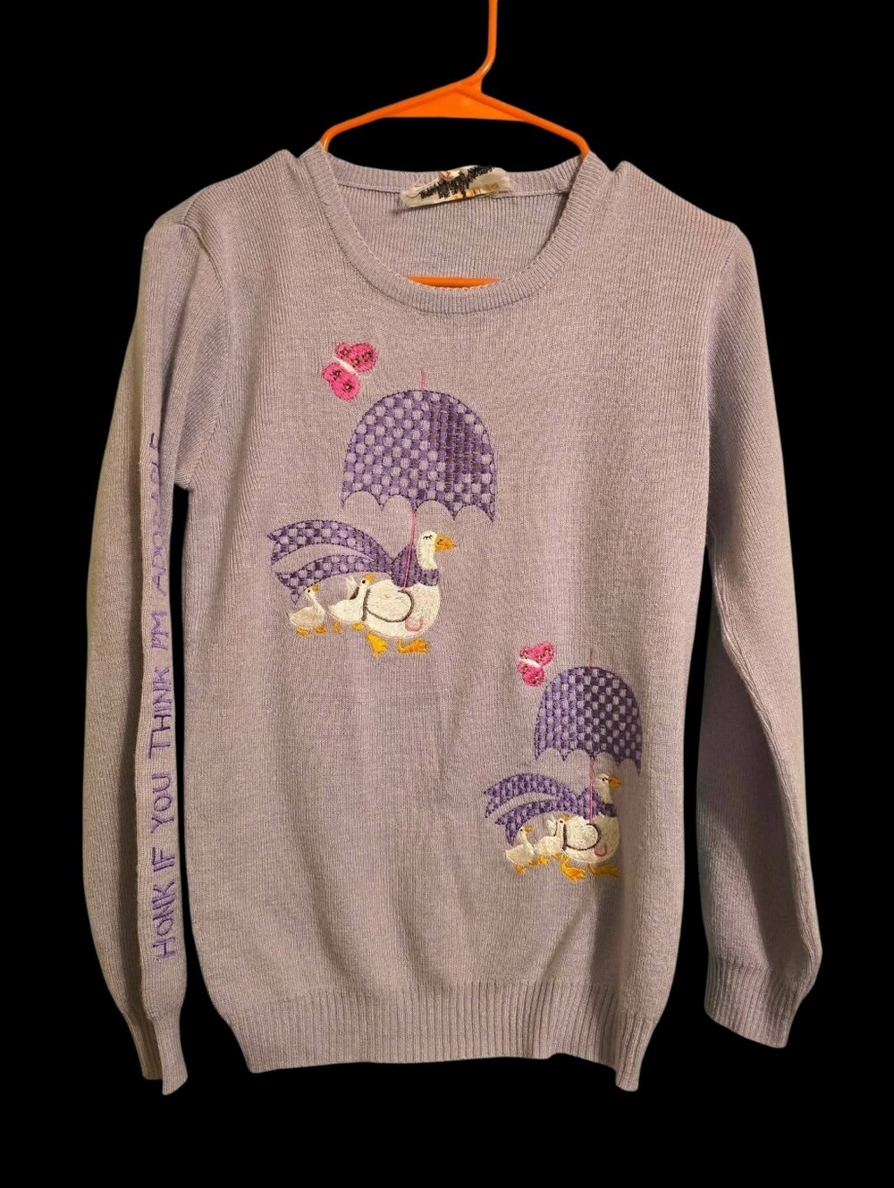 Vintage | Purple Goose Sweater